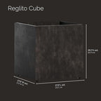 Reglito Cube Planters for Outdoor Plants, Square Indoor/Outdoor - Image 2