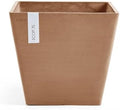 Ecopots Rotterdam Square Flower Planter, Terracotta Color, 12" by ECOPOTS