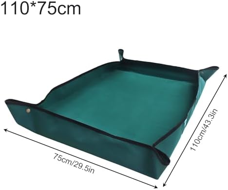 110x75cm Waterproof Plant Repotting Mat for Indoor Plants Transplanting Table Top Gardener Portable Planting Gardening for Indoor Plant Repotting - Image 6