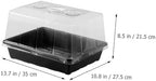 VOSAREA Seedling Growing Tray Set with High Humidity Dome Plastic Nursery Starter Tray for Flower Seedlings and Succulents for Indoor Gardening - Image 2