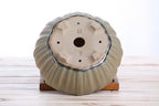 Willow Bonsai Ceramics Lily Bonsai Pot 7 Inch – Sculpted Rounded Ceramic Bonsai & Succulent Planter with Wavy Profile, High‑Fired Frost‑Proof Stoneware, Handmade in USA (Speckled Moss, 7inch) - Image 6