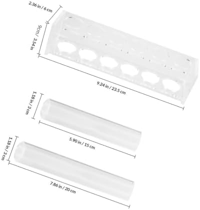 Glass Test Tube Propagation Vases with Plastic Rack for Plants - Image 2