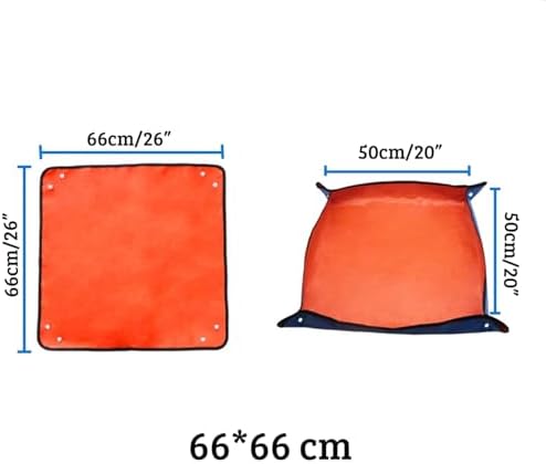 Plant Potting Mat 2 Pcs Planting Mat 50cm-100cm Gardening Potting Pad Foldable Garden Plant Flower Pot Transplanting Waterproof Mats(66 cm) - Image 2