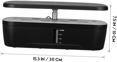 POPETPOP 1 Set Indoor Hydroponics Growing Kit Smart Planting with LED Grow Light Automatic Watering Intelligent Control for Indoor Garden Enthusiasts Design - Image 3