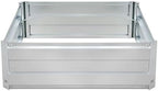 Metal Raised Garden Bed Kit Galvanized Raised Garden Beds Outdoor for Vegetables Gardening Flowers Deep Root Planter Raised Beds,3 * 3 * 1 FT,Silver - Image 7