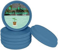 vensovo 6 Inch Steel Blue Terracotta Plant Saucers, 6 Pack Small Clay Trays by vensovo