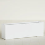 Greenline Leo Tall Rectangular Fiberglass Planter, Outdoor Planter Box by GreenlinePlanters