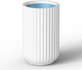 Kante White Concrete Planter 17.7" Tall All-Weather Round Small Pot by Unknown
