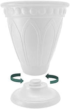 Arcadia Garden Products PSW HU40B Bristol Urn Planter, 16 by 18-Inch, Beige - Image 4