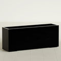Greenline Leo Tall Rectangular Fiberglass Planter, Outdoor Planter Box by GreenlinePlanters