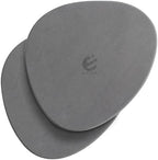 Elfcool Quick Dry Absorbent Flower Pot Saucer Dirp Tray Diatomaceous Earth Mat for Indoor Outdoor Plants (12''-Dark Grey-2pack) by Elfcool