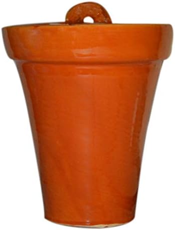 Moroccan Ceramic Hanging Flower Pot with Drainage Hole Planter by Treasures+Of+Morocco