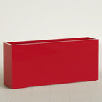 Greenline Alice Tall Rectangular Fiberglass Planter, Outdoor Planter Box by GreenlinePlanters