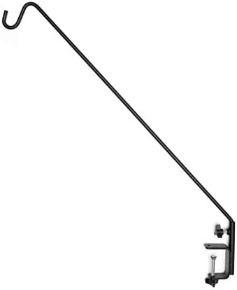 AshmanOnline Ashman Deck Hook (1 Pack, 49-Inch Deck Hook), Double Forged Solid Metal Single Piece Rod, Ideal for Bird Feeders, Plant Hangers, Coconut Shell Hanging Baskets, and Lanterns. - Image 7