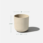 Veradek Mason Series Lima Planter - Large Round Outdoor Planter - Image 3