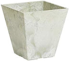 ArtStone 35106 Ella Square Planter, 10-Inch, Mint by Novelty