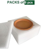 7.5 Inch Terracotta Plant Saucer - 6 Pcs Large Terra Cotta Saucer for Indoor & Outdoor Plants, Plant Drip Trays Perfect for 6 Inch 6.5 Inch Flower Pots - Image 6