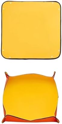 2 PCS Foldable Waterproof Repotting Mat 1x1m Portable Gardening Station for Indoor, Keeps Home Clean for Potting, Pruning & Plant Care for Plants Transplanting(Yellow) by Unknown