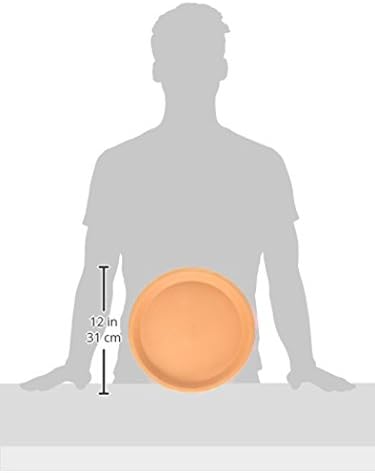 DEROMA 87290PZ NAT Plant Saucer, 11-1/2-Inch, Terra Cotta - Image 2