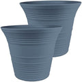 The HC Companies Sedona Self-Watering Planter Pot, 12 Inch, 2-Pack by TheHCCompanies