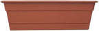 Bloem Dura Cotta 18" Plastic Window Box Planter, Terra Cotta, 3-Pack - Image 4