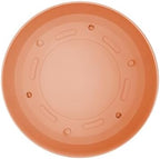 Bloem Mathers 8" Modern Plastic Planter, Muted Terra Cotta, 4-Pack - Image 4
