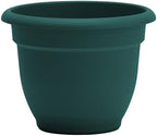 Bloem Ariana 12" Plastic Self-Watering Planter, Charleston Green, 2-Pack - Image 7