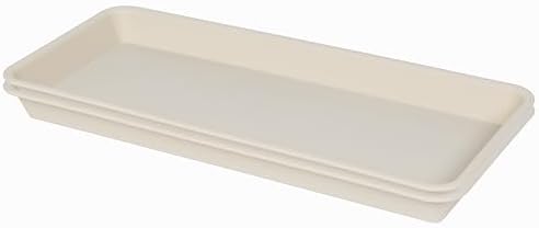 2 Pack of Plastic Plant Saucer by VUWEZ