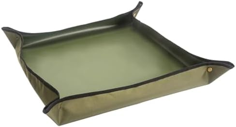 Garden Planting Mat 75×75cm Flower Pot Plant Repotting Reusable Foldable Gardening Transplanting for Indoor Plant Repotting(Green) by Unknown