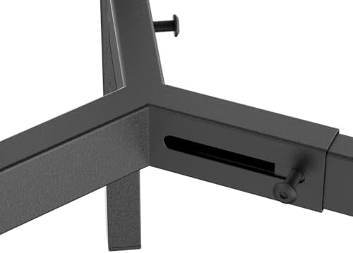 Metal Plant Stand, Adjustable Size Fits 10 12 13 14 15 16 Inches Large Planter Pot,Mid Century Expandable Plant Holder Indoor Outdoor Corner (HeavyBlack-III, Fits all pots between 8" and 16") - Image 3