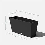 Veradek Pure Series Midori Planter - Wide Outdoor Planter - Image 2