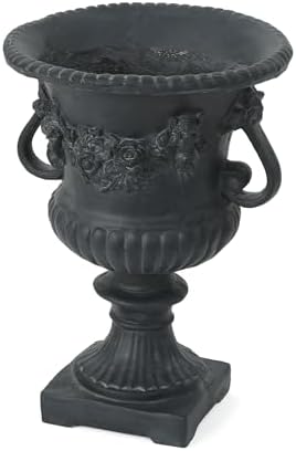 Buena Vista Urn Planter, 24 Inch, Antique Black - Image 7