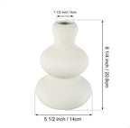 Ceramic Vase for Decor, Modern Vases for Home Decor Living Room, Home, Office, Centerpiece,Table and Wedding (Light Grey) - Image 6