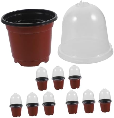 POPETPOP 30sets Plant Pots Drainage Nursery Pots for Outdoor Pet Plastic Plant Starter - Image 7