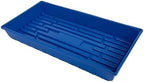 SUNPACK 10" x 20" Mega Plastic Seed Starting Tray, Blue, 2.5" - No Drainage Holes, Ideal for Greenhouses or Indoor Gardening - Made of Thick, Strong Plastic by SUNPACK
