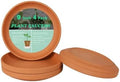 vensovo 9 Inch Terracotta Plant Saucer Pots Tray - 4 Pcs Round Planter Saucers for Indoor & Outdoor Plants, Large Clay Trays Perfect for 8 Inch 8.5 Inch 9 Inch Flower Pot by vensovo