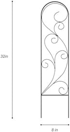 Zhongma 4 Pack 32" Metal Plant Trellis for Potted Plants Climbing,Indoor and Outdoor Fence Plant Support Trellis for Flower and Vagetable - Image 2