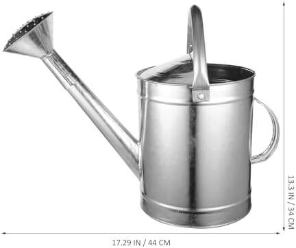 SUPVOX Thickened Stainless Steel Watering Can with Long Spout and Spray Nozzle, 5l Garden Watering Kettle for Indoor Plants and Seedlings, Handcrafted Iron Pot for Precise Plant Misting - Image 2