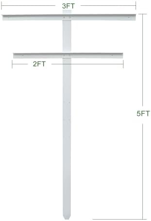 MRGARDEN 5-Feet Garden Trellis 4pack for Raspberry and Climbing Plants, Heavy Duty Outdoor Stakes Vineyard Trellis, Fiberglass Rust-Proof, 4 Trellises - Image 3