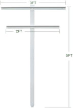 MRGARDEN 5-Feet Garden Trellis 4pack for Raspberry and Climbing Plants, Heavy Duty Outdoor Stakes Vineyard Trellis, Fiberglass Rust-Proof, 4 Trellises - Image 3