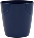 The HC Companies Aria Round Self-Watering Pot - Lightweight Plastic Planter for Herbs & More - Durable Plant Pots for Indoor Plants & Outdoor Plants (8" Sapphire Blue, Pack of 1) by TheHCCompanies