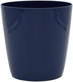 The HC Companies Aria Round Self-Watering Pot - Lightweight Plastic Planter for Herbs & More - Durable Plant Pots for Indoor Plants & Outdoor Plants (8" Sapphire Blue, Pack of 1) by TheHCCompanies