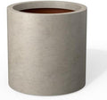 Kante 12.6" H Concrete Planter, Lightweight Round Cement Pot Indoor Outdoor by Unknown