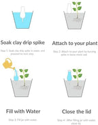 Ollas (Set of 4) | 12oz Terracotta Plant Watering Globes - Self Watering Planter Insert - Automatic Plant Watering Devices | Vacation Watering Pots for Indoor & Outdoor Plants - Image 6