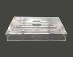RooTrimmer 10 Pcs Humidity Dome, Plastic Clear Seed Starter Dome 1020 Tray Covers Humidifying and Insulating for Greenhouse Germination and Garden Growing (21.5"×11.5", 3.15" Height, 10-Pack) by RooTrimmer