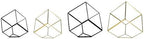 WGVI WGV Geometric Planter Terrarium Bulk, Clear Glass with Gold Frame, Tilted Cube, Width 11.5" Height 12", DIY Succulent Air Plant Miniature Fairy Garden Windowsill Tabletop Decor, 4 Pieces - Image 5