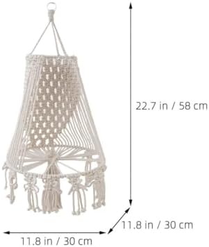 Macrame Plant Hanger Indoor Hanging Basket Cotton Rope Woven Holder for Small Pots and Plants, Bohemian Style Hanging Planter Suitable for Home and Patio Decor - Image 2