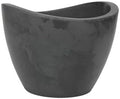 ECOBO 11.8" inches Eco-Friendly Round Planter Onda Indoor/Outdoor use, Durable, Versatile & Lightweight, Designed by Brazilian Artisans, Contemporary All-Weather Design –Black by Unknown