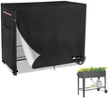 Raised Garden Bed Cover,Heavy Duty 600D Waterproof Elevated Wood Planter Box Stand Cover for Winter,Planter Raised Beds Covers (Black, 38 x 14.6 x 32) by Alickwang