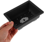 Beavorty 15pcs Rectangular Plastic Bonsai Starter Pot with Mesh Bottom and Preset Drainage Holes, Deep Tray Planter for Succulent and Bonsai, Space-Saving Design with Polished Finish, - Image 4
